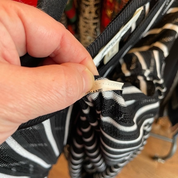 Diane Von Furstenberg Double Layer Striped Dress - Picture 9 of 9